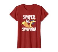 Dora The Explorer Swiper No Swiping Fox Camiseta, Mujer, Arándano, S