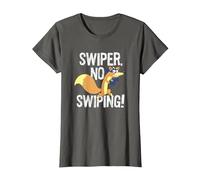 Dora The Explorer Swiper No Swiping Fox Camiseta, Mujer, Asfalto, S