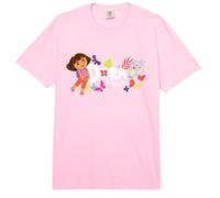 Dora The Explorer with Boots and Butterflies Comfort Colors Adult Heavyweight T-Shirt