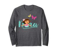 Dora The Explorer with Butterflies Manga Larga