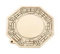 Dorado Espejo Retro de Bagua Latón Convexo para Feng Shui