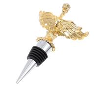 Dorado Tapón de Zinc Reutilizable de Aleación de Vino para Botella | Diseño Simple, Apertura Fácil y Limpieza Sencilla, Aspecto Único, Resistencia al Óxido, para Botella Abierta
