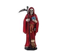 DORAZEN Figura Santa Muerte 15 cm (Rojo)