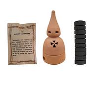 DoraZen Incensario Nazareno de Barro/incensarios religiosos/incensarios de Barro/incensarios Originales/incensario Semana Santa más 50 gr Gran Poder