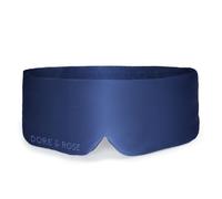 Dore & Rose Antifaz para dormir profundo con bloqueo de luz, 23 momme de seda de morera, ultra suave, ajustable, máscara de dormir de viaje para hombres y mujeres, color azul oscuro