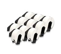 DOREE 10 Rollos DK-11201 Etiquetas de Direcciones, Compatibles con Brother DK-11201, 29 x 90 mm, Para impresoras de Etiquetas Brother QL-500,QL-550,QL-700,QL-800,QL-1050, QL-1100(400 etiquetas/rollo)