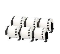 DOREE 6 Rollos DK-22205 Etiquetas Continuas, Compatibles con Brother DK-22205, 62mm x 30,48m Rollo etiquetas, Para Impresora etiquetas Brother QL-500,QL-550,QL-560,QL-570,QL-600,QL-700,QL-800,QL-1100