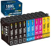 DOREINK 18XL Tinta Cartuchos de Tinta para 18 18XL Multipack Compatible Expression Home XP-215 XP-322 XP-325 XP-305 XP-312 XP-315 XP-205 XP-225 XP-202 XP-212 XP-415 XP-422 XP-425 XP-405