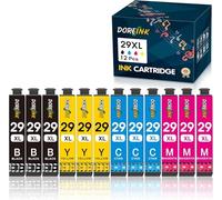 DOREINK 29XL Cartuchos de Tinta Paquete de 12 Compatible con Epson 29XL 29 XL para Epson Expression Home XP-247 XP-235 XP-245 XP-255 XP-257 XP-332 XP-335 XP-342 XP-345 XP-355 XP-432 XP-435 XP-455