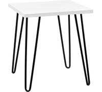 Dorel Home Mesa auxiliar en efecto de madera blanco