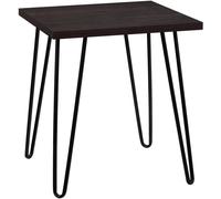 Dorel Home Mesa auxiliar en efecto de madera espresso