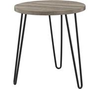 Dorel Home Mesa auxiliar en efecto de roble gris