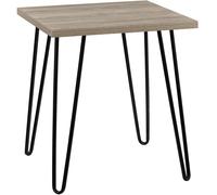 Dorel Home Mesa auxiliar en efecto de roble gris