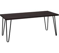 Dorel Home Mesa de centro rectangular en tablero de partículas laminado espresso