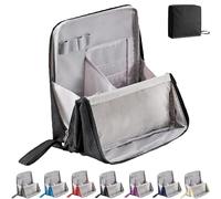 Doresty Makeup Bag, Doresty Standing Makeup Bag, Portable Large Capacity with Multiple Compartments, Portable Toiletry Bags for Women and Men (Black)
