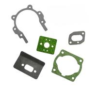 DORFEY 10 piezas 40-5 Desbrozadora 430 Cortadora de césped Cilindro Cárter Carburador Tubo de admisión Silenciador Junta(For Cylinder)