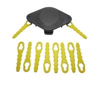 DORFEY Compatible con cabezal de corte RYO-BI, piezas con cuchilla for cortacésped de repuesto RAC155, juego de 10 cuchillas.