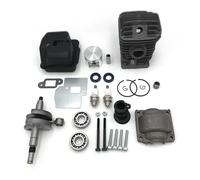 DORFEY Compatible con motosierra Sthi L MS250 MS230 025 023, piezas 1123 020 1209, cilindro de 42,5 mm, cárter de motor, pistón, cigüeñal, bujía y silenciador.