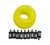 DORFEY Compatible con S-t-i-H=L, H-u-s-q=v-a-r-n-a, E-c-h-0, Crafts-man, motosierra, soplador, recortador, 5 m, 16 pies, 1/8" x 1/4", 3 mm x 6 mm, filtro de línea de manguera de combustible Tygon.