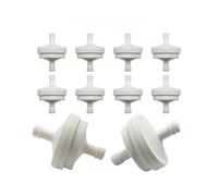 DORFEY Filtro de combustible de gas en línea de 1/4 de pulgada de diámetro interior for cortacésped b-r-i-g-g-s s-t-r-a-t-t-0-n, Crafts-man, To-ro 394358s, 56679, 394358, 394358S. 10 unidades.