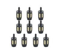 DORFEY Filtro de combustible general for maquinaria de jardín a gasolina, césped, motosierras, sopladores, recortadoras, motosierra, carburador, herramientas de jardín, 10 unidades