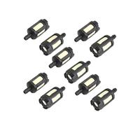 DORFEY Filtro de combustible general for maquinaria de jardín de gasolina, cortadora de césped, motosierra, 10 piezas