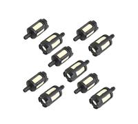 DORFEY Filtro de combustible general for maquinaria de jardín de gasolina, cortadora de césped, motosierra, 10 piezas