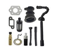 DORFEY For motosierra Sthi L MS210 MS230 MS250 021 023 025 con silenciador, carburador, junta, bomba de aceite, engranaje helicoidal, filtro, colector de admisión, manguera de combustible