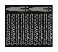 DORFEY Hoja de motosierra de 6 pulgadas, 1/4" P 37, eslabón de transmisión, sierra eléctrica, juego de barra guía y cadena de sierra(6-inch Set8)