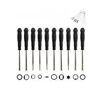 DORFEY Juego de 10 y 8 herramientas universales de ajuste de carburador for motosierra, coche y motocicleta, con destornillador y cepillo de limpieza, kit de reparación.(10PCS-LSD)