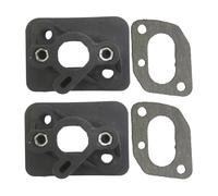 DORFEY Juego de 2 colectores de admisión de desbrozadora for 40-5 43CC 52CC, piezas de recortadora, conector de Base de carburador, adaptador de tubo de admisión de carburador