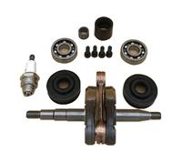 DORFEY Juego de sellos de aceite for cojinetes de cigüeñal de motosierra, compatible con motosierras H-u-s-q-v-a-r-n-=a 142, 141, 137 y 136. Piezas del motor de la motosierra: 530029794 y 530056363.