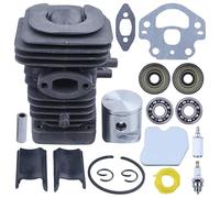 DORFEY Kit de bujías de cojinete de cigüeñal y pistón de cilindro de 39 mm apto for motosierras h-u-s-q-v-a-r-n=a 240 240E 235E 235 236 236E