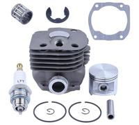 DORFEY Kit de junta de cojinete de pistón de cilindro de 50 mm compatible con piezas de motor de 2 tiempos de motosierra h-u-s-q-v-a-r-n=a 365 371 372 XP 362