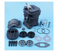 DORFEY Kit de juntas de cojinete de bolas de cigüeñal y pistón de cilindro, compatible con motosierra Partner Formula 400, 5000, 350, 351, 352, 370, 371, 390, 401 y 420 de 41 mm.