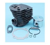 DORFEY Kit de juntas de pistón de cilindro revestido de Nikasil de 45 mm, compatible con repuestos de motosierra Partner Formula 500.