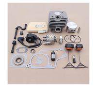 DORFEY Kit de pistón de cilindro de carburador de 52 mm apto for motosierras Sthil 038 MS380 1119 020 1202 Piezas de herramientas de jardinería a gasolina