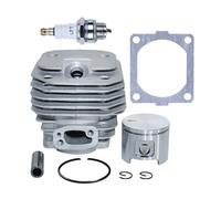 DORFEY Kit de pistón de cilindro Nikasil de 48mm apto for H-u-s-q-v-a-r=n-a 61 268 272 for J-0-n-s-e-r-e-d 630 625 junta de bujía de motosierra 503 53 20 71