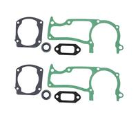 DORFEY Kit de sellado de junta apto for HUS 365 372XP 372 x-torq motosierra silenciador cilindro del cárter