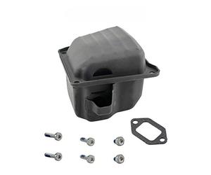 DORFEY Kit de silenciador de escape 1122 140 0604 compatible con motosierras StiL 066 MS660 MS650 064. Reemplazo del kit de junta del silenciador de escape.