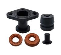 DORFEY Kit de tapón de tapón de sello de aceite del colector de admisión, compatible con motosierra de 2500, 25cc, piezas de sierras de cadena pequeñas de 2 tiempos