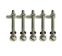 DORFEY Kit de tornillos de ajuste del tensor de cadena for motosierras Poulan Crafts-man 530016110, 530015826 y 530069611 (juego de 5)