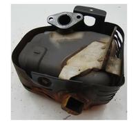 DORFEY Silenciador o cubierta Cp Ex40 compatible con motor Robin de 14 hp y 404 cc, carcasa de protección térmica de escape, conjunto de silenciador 20b-30101-J2(MUFFLER AND COVER)