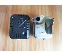 DORFEY Silenciador y cubierta EX27 compatibles con Robin EX270 SP270 for motor Wacker WM270 de 9 HP, bomba de agua, silenciador de escape, cubierta completa(Only gasket)