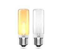DoRight 150W Bombilla Tubular E27 Halogeno Blanco Cálido 2800K Regulable 1883LM Lampara Escarcha Halogena E27 para Estudio, Oficina, Salón, Dormitorio, 230V, paquete de 2