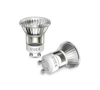 DoRight 35W GU10 Bombillas Halógenas, MR11 Mini GU10 35W Bombilla de Luz de Lava 360lm Regulable Bombilla Halógena Reflectora para Lámparas de Lava - 35MM Diámetro - Blanco Cálido 2800K Paquete de 2