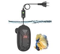 DoRight 50W Calentador de Acuario Calentador Digital de Tanque de Peces de 50L con Termómetro Pantalla de LED, Protección contra Sobretemperatura, Controlador de Externo, Termostato para Betta