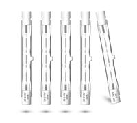 DoRight 80W Lámparas Halógenas Regulables R7S 78mm Regulable Blanco Cálido 2800K R7s Halógena Lineal para Iluminación del Paisaje, Lámpara de Pared, Luz de Trabajo de Seguridad AC 220V (Paquete de 5)