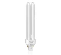 DoRight G24d-2 18W Lámpara Fluorescente Compacta 2 Pines - Tubo de Doble Torsión 2U Lámpara Ahorradora de Energía Blanco Frío 6500K Lámpara PLC No Regulable para Pasillo, Baño, Dormitorio (1 Unidad)