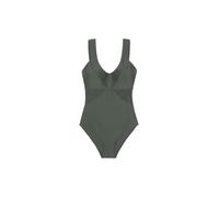 DORINA Saint Tropez-Shaping_Swimsuit Una Pieza, Verde, S para Mujer